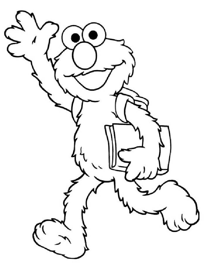 Elmo Coloring Pages Free Printable PDF 