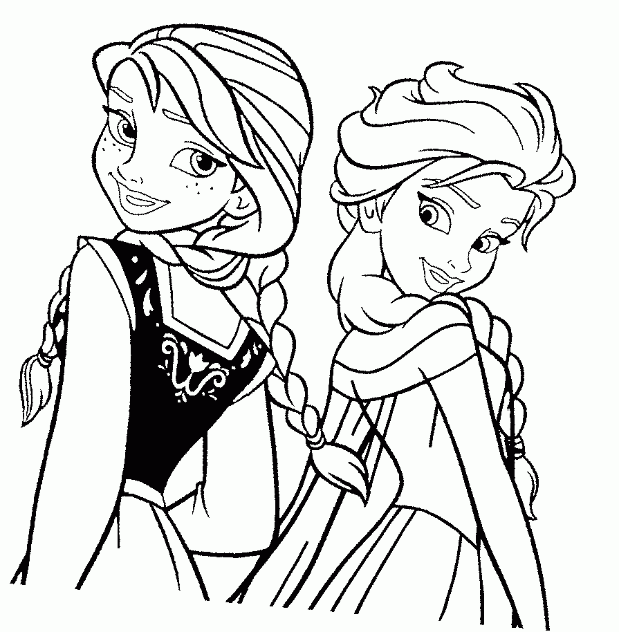 Elsa And Anna Coloring Pages To Download And Print For Free Motherhood