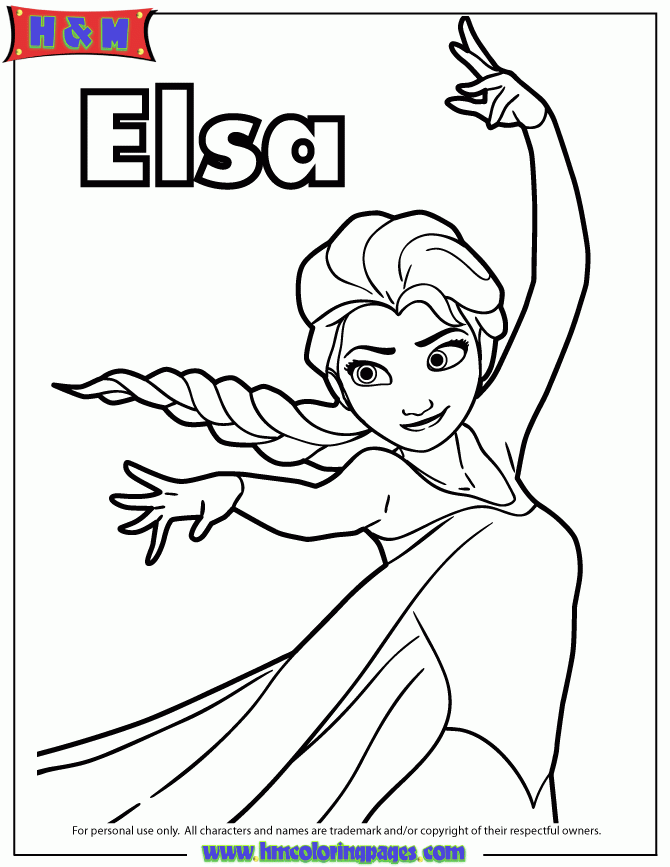 Elsa Coloring Pages Coloring Home