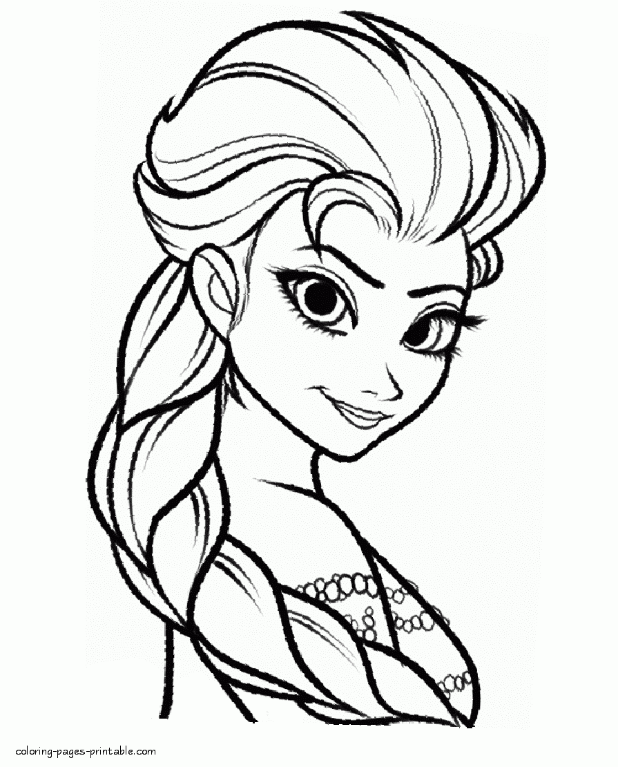 Elsa Coloring Pages COLORING PAGES PRINTABLE COM