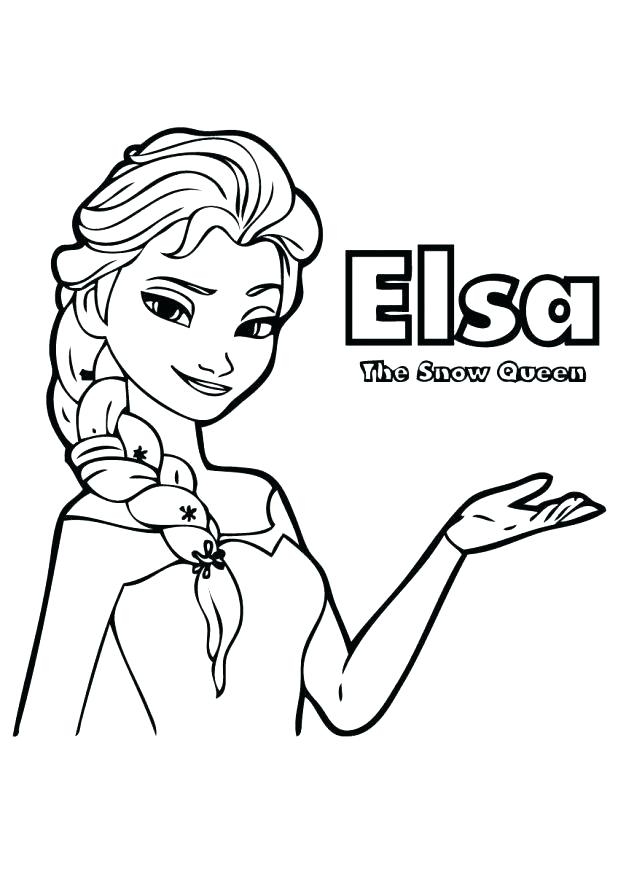 Elsa Frozen Coloring Page At GetColorings Free Printable 