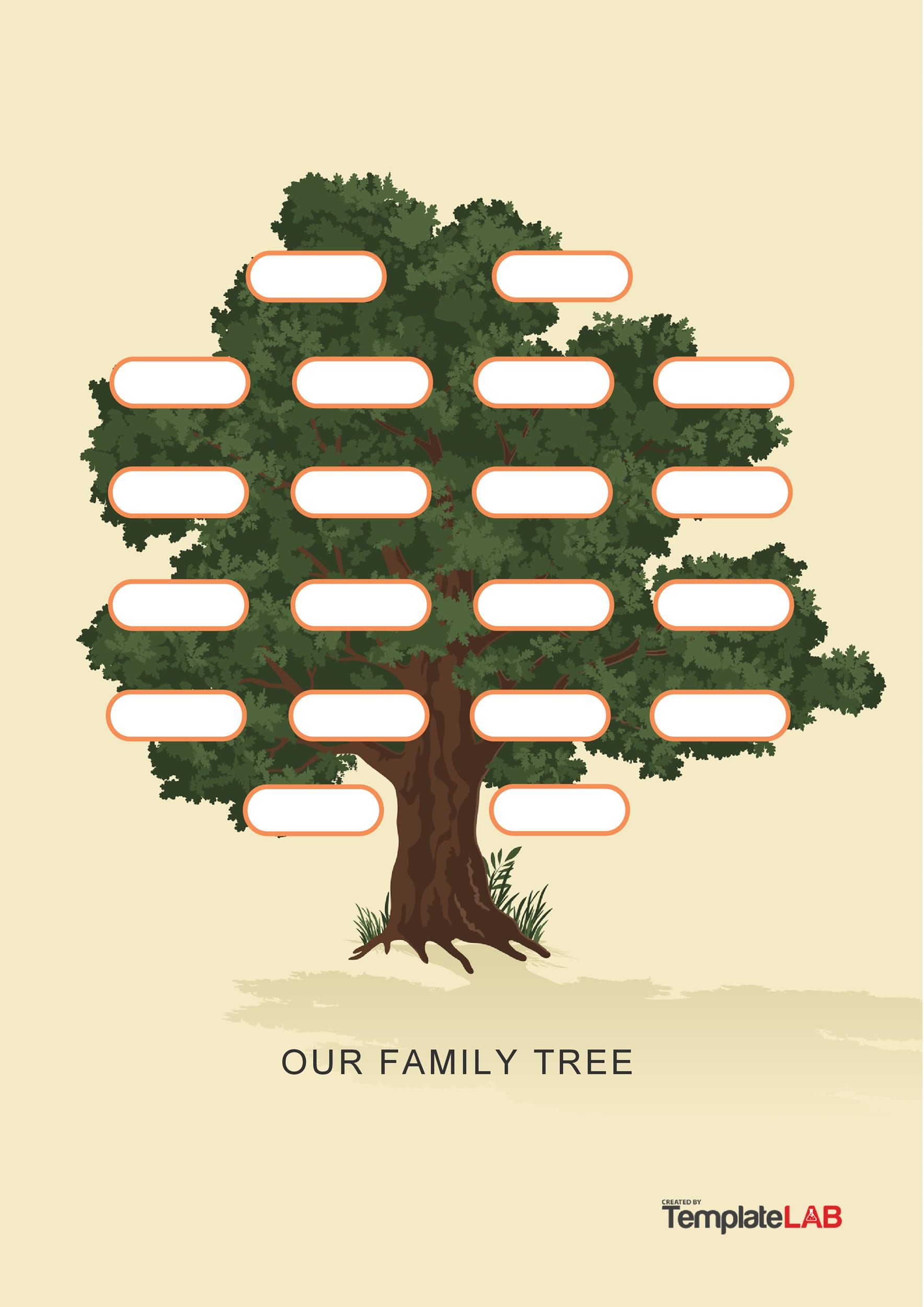 Family Tree Templates Printable Prntbl concejomunicipaldechinu gov co