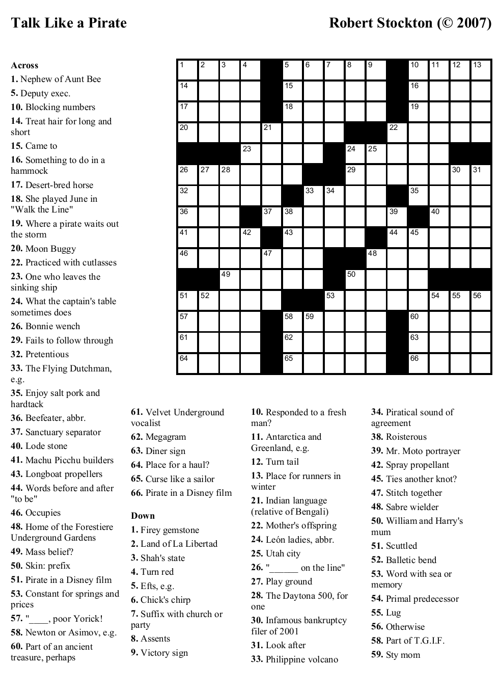 February Crossword Puzzle Printable Printable Crossword Puzzles