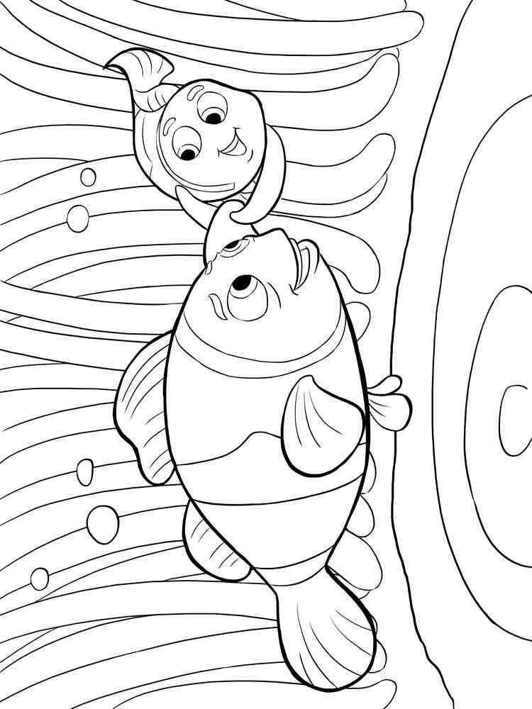 Finding Nemo Coloring Pages