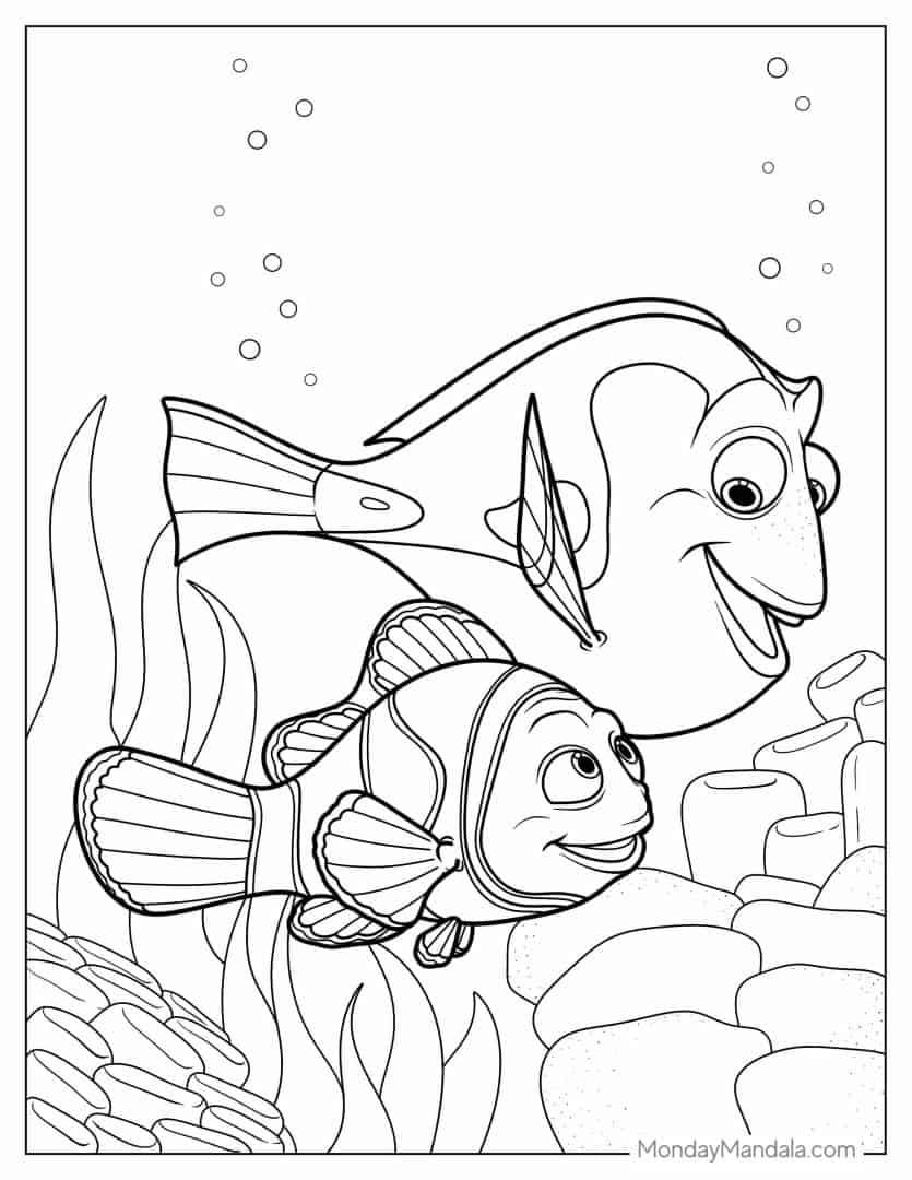 Finding Nemo Coloring Pages Finding Nemo Coloring Pages Nemo Porn Sex 