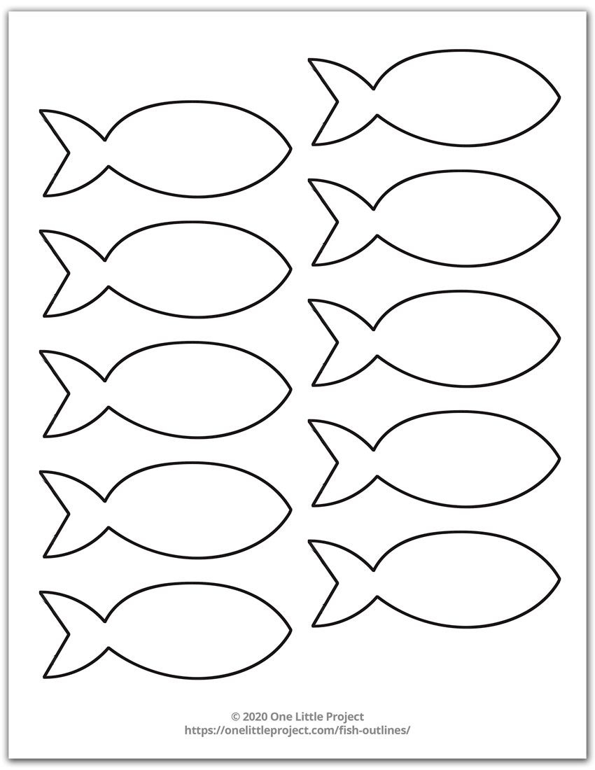 Fish Template Printable Free Printable Word Searches