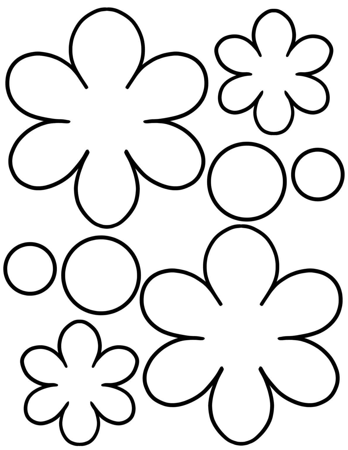 Flower Templates Printable