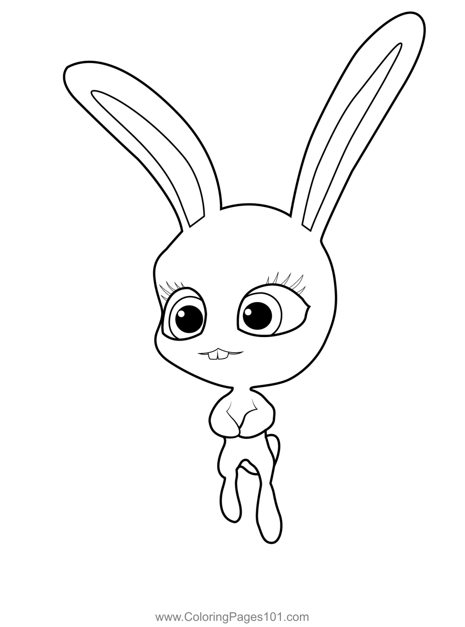 Fluff Kwami Miraculous Ladybug Coloring Page For Kids Free Miraculous 