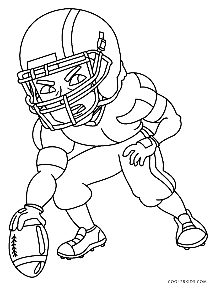 Football Coloring Pages Free Printable Coloring Pages