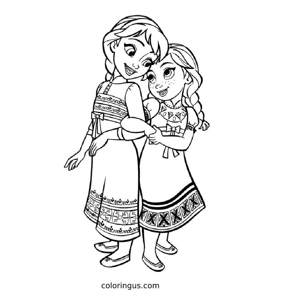 Free Anna Coloring Pages To Print