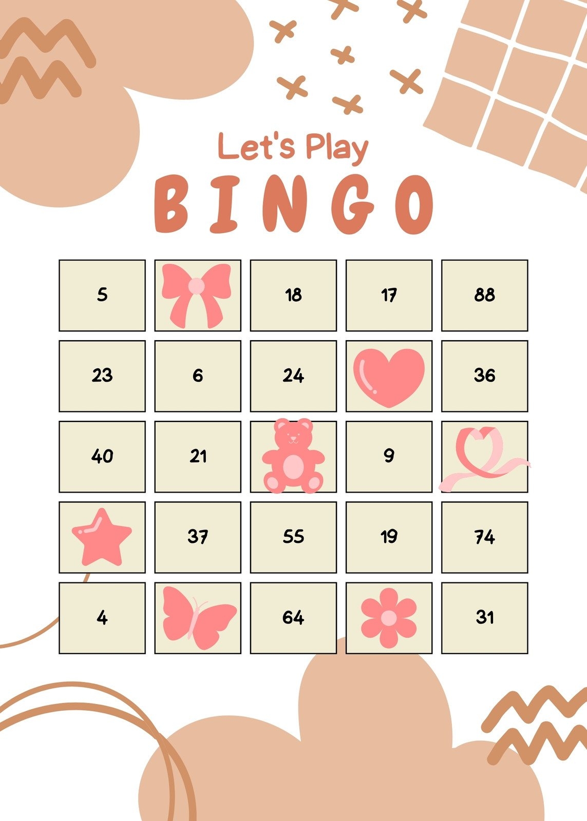 Free Bingo Card Templates To Customize And Print Canva 47 OFF