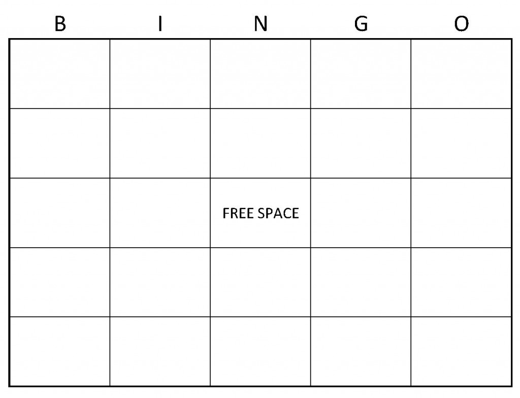 Free Blank Bingo Card Templates Printable Free Templates Printable