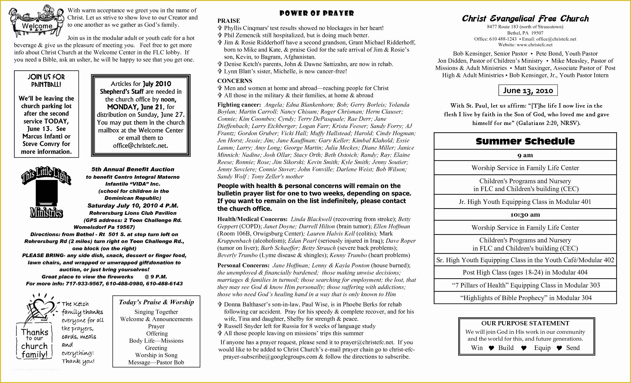 Free Children 39 s Church Bulletin Templates Of Free Printable Church 