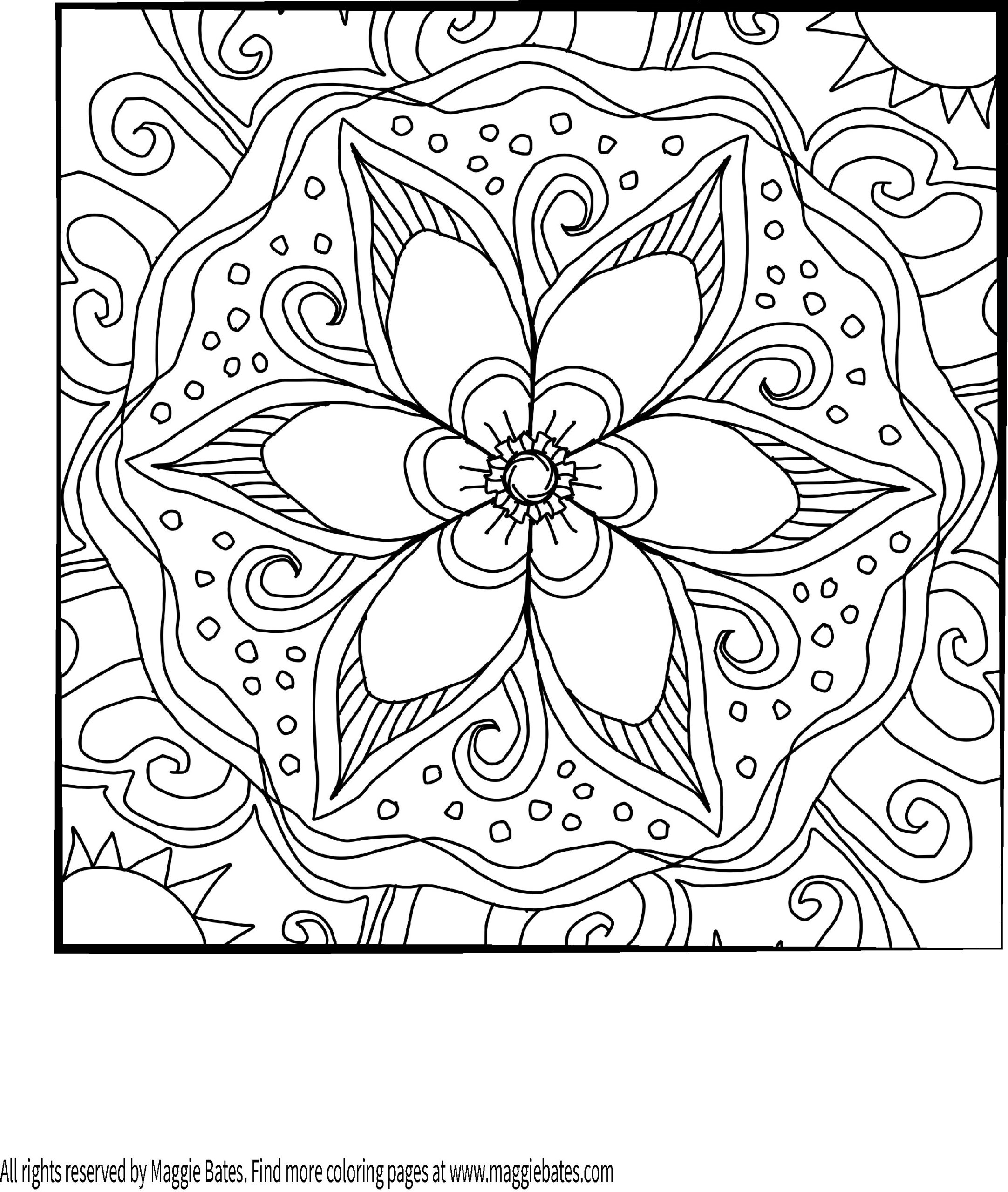 Free Coloring Pages Maggie Bates