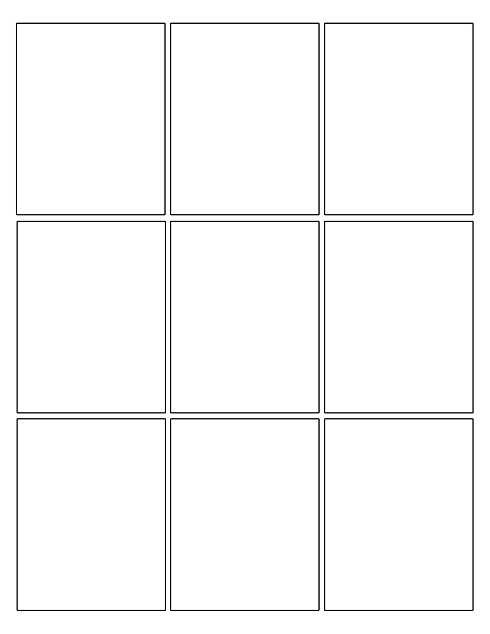 Free Comic Strip Template Printable Printable Templates