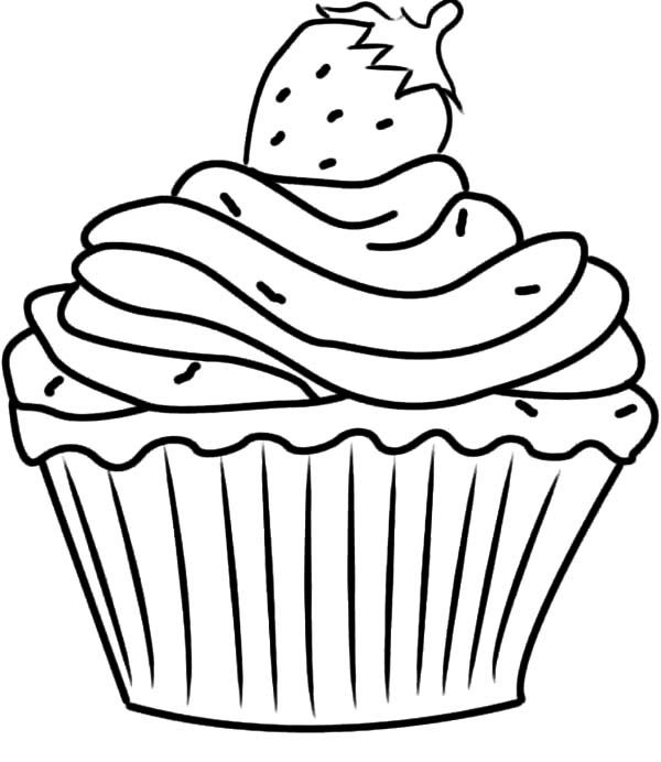 Free Cupcake Coloring Pages Coloring Home