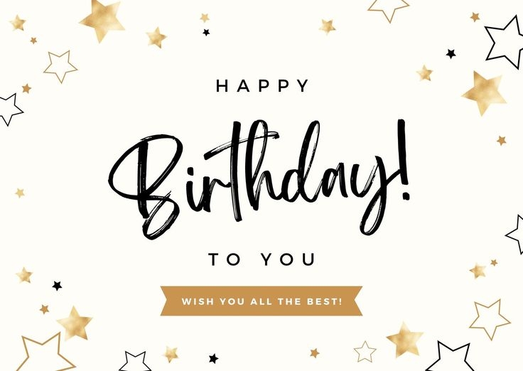 Free Custom Printable Birthday Card Templates Canva Happy Birthday 