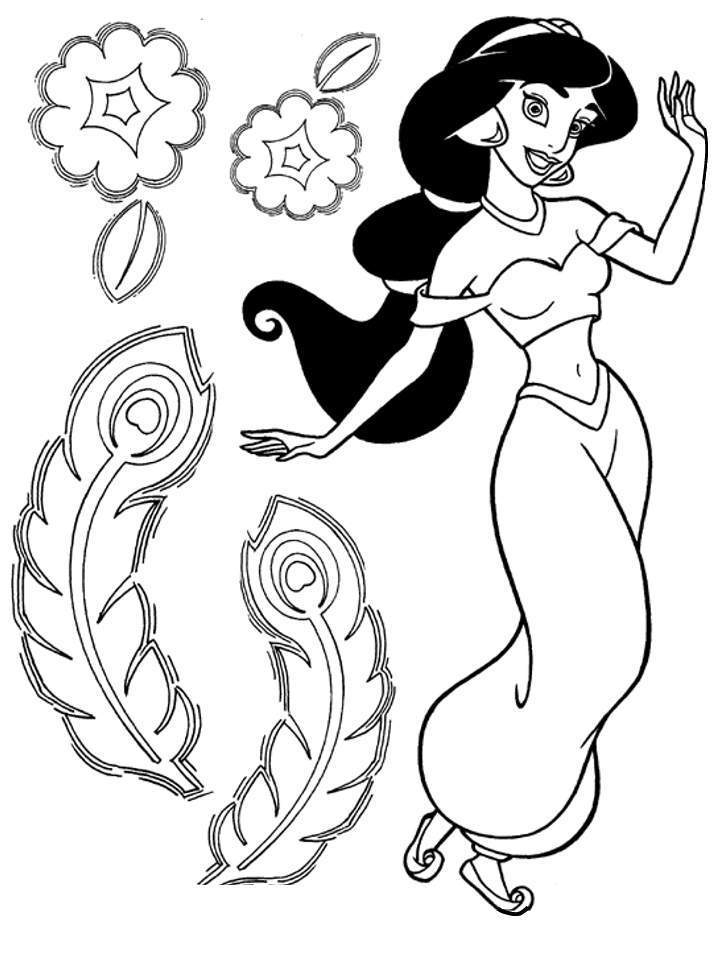 Free Disney Princess Jasmine Coloring Pages Download Free Disney 