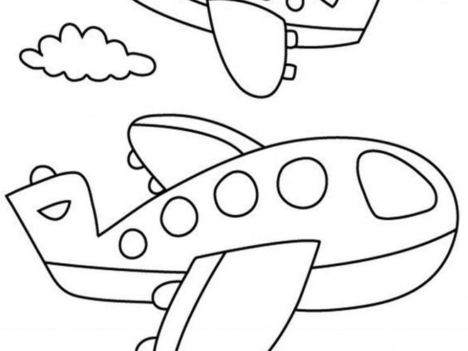 Free Easy To Print Airplane Coloring Pages Tulamama