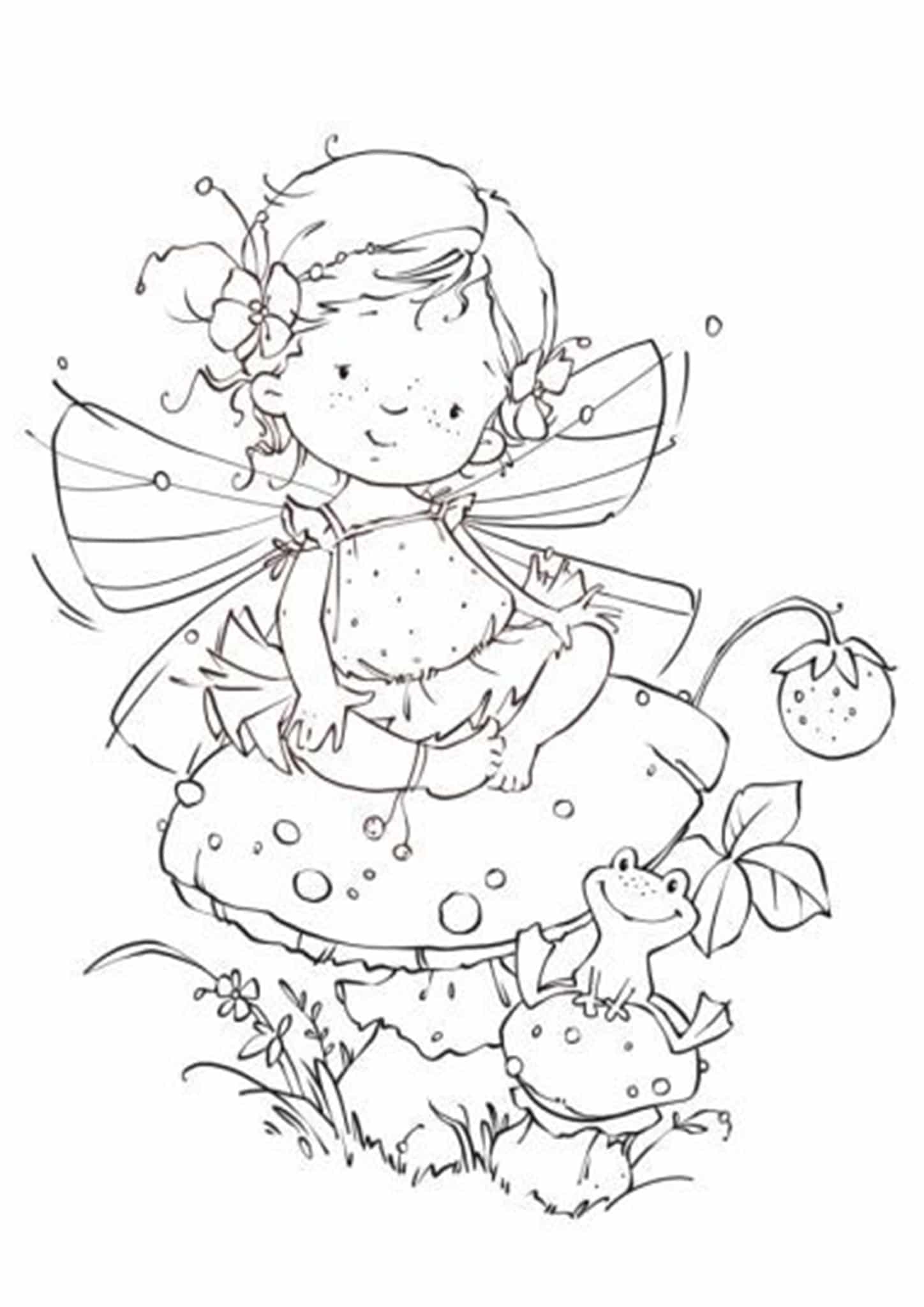 Free Easy To Print Fairy Coloring Pages Tulamama