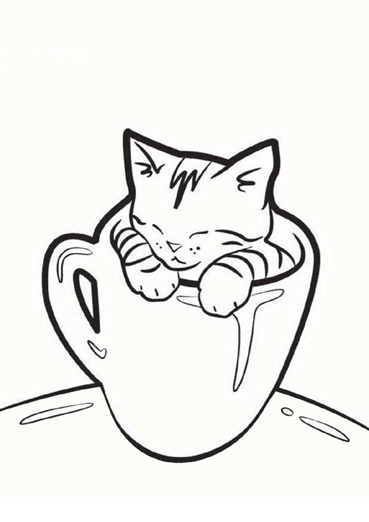 Free Easy To Print Kitten Coloring Pages Tulamama