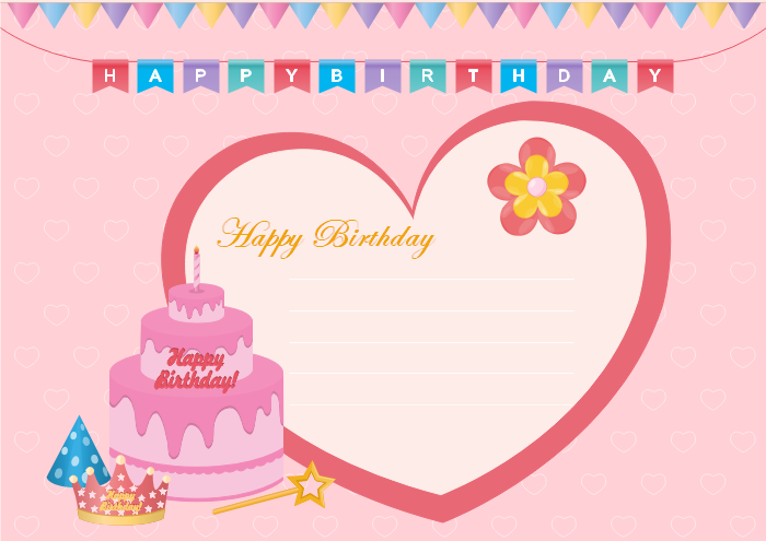Free Editable And Printable Birthday Card Templates