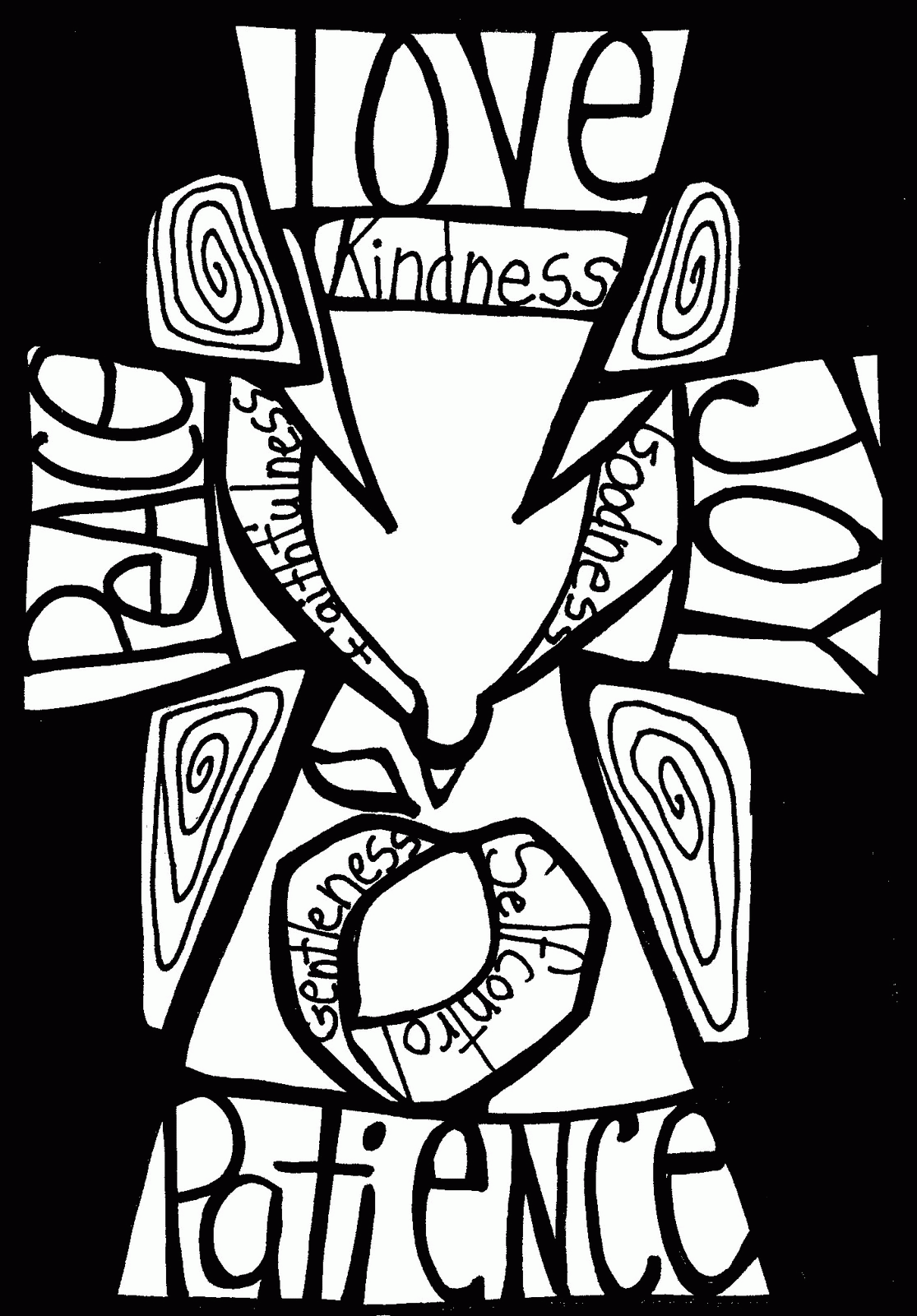 Free Fruit Of The Spirit Coloring Pages Coloring Home
