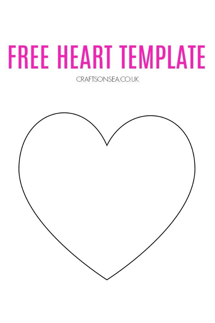Free Heart Template Free Printable Pdf Artofit
