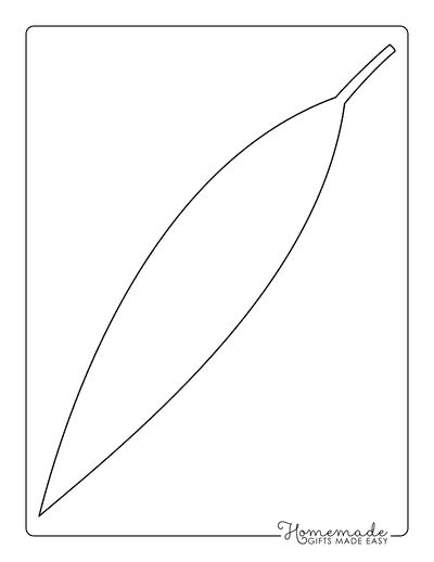 Free Leaf Templates Printable Leaf Outlines For Kids Crafts Leaf 