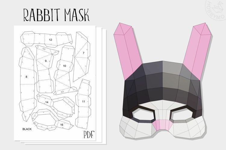 Free Papercraft Mask Templates Free Printables Hub