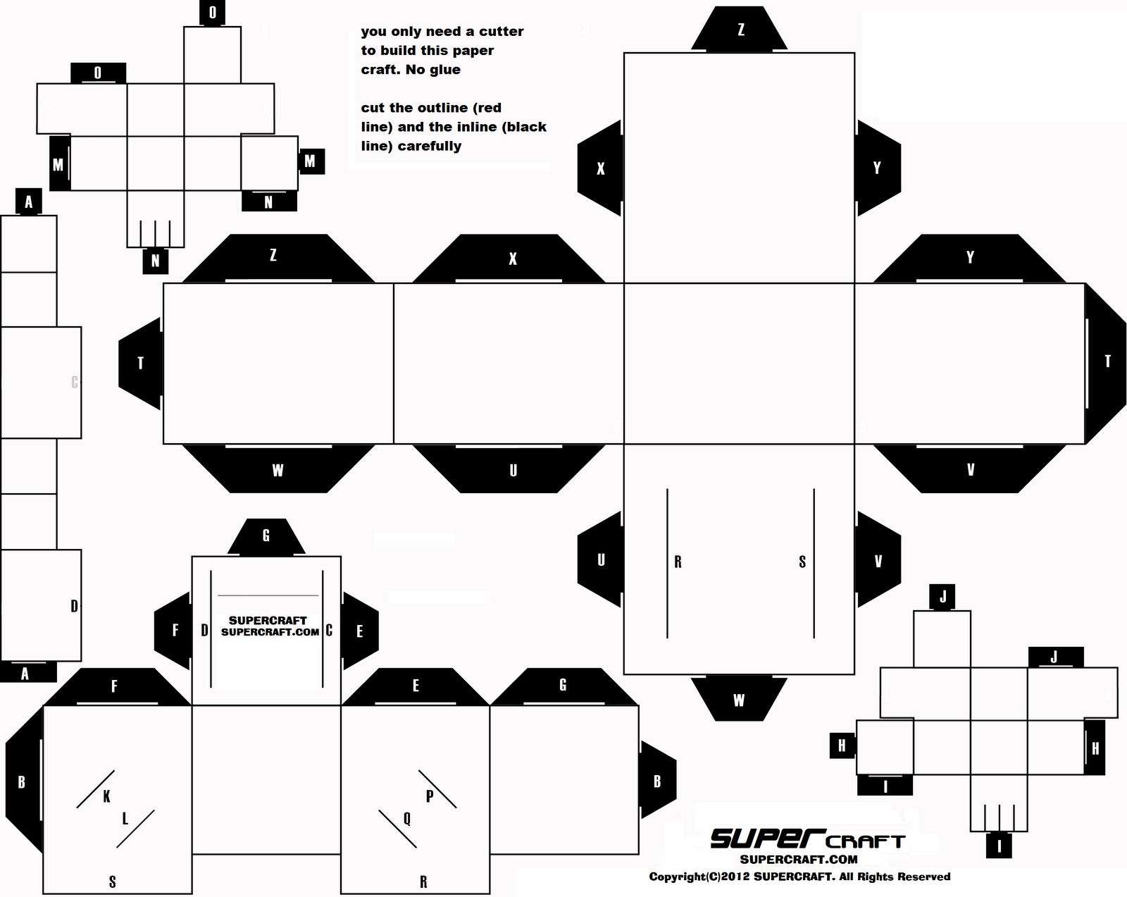 Free Printable 3D Paper Crafts Free Papercraft Templates Papercraft 