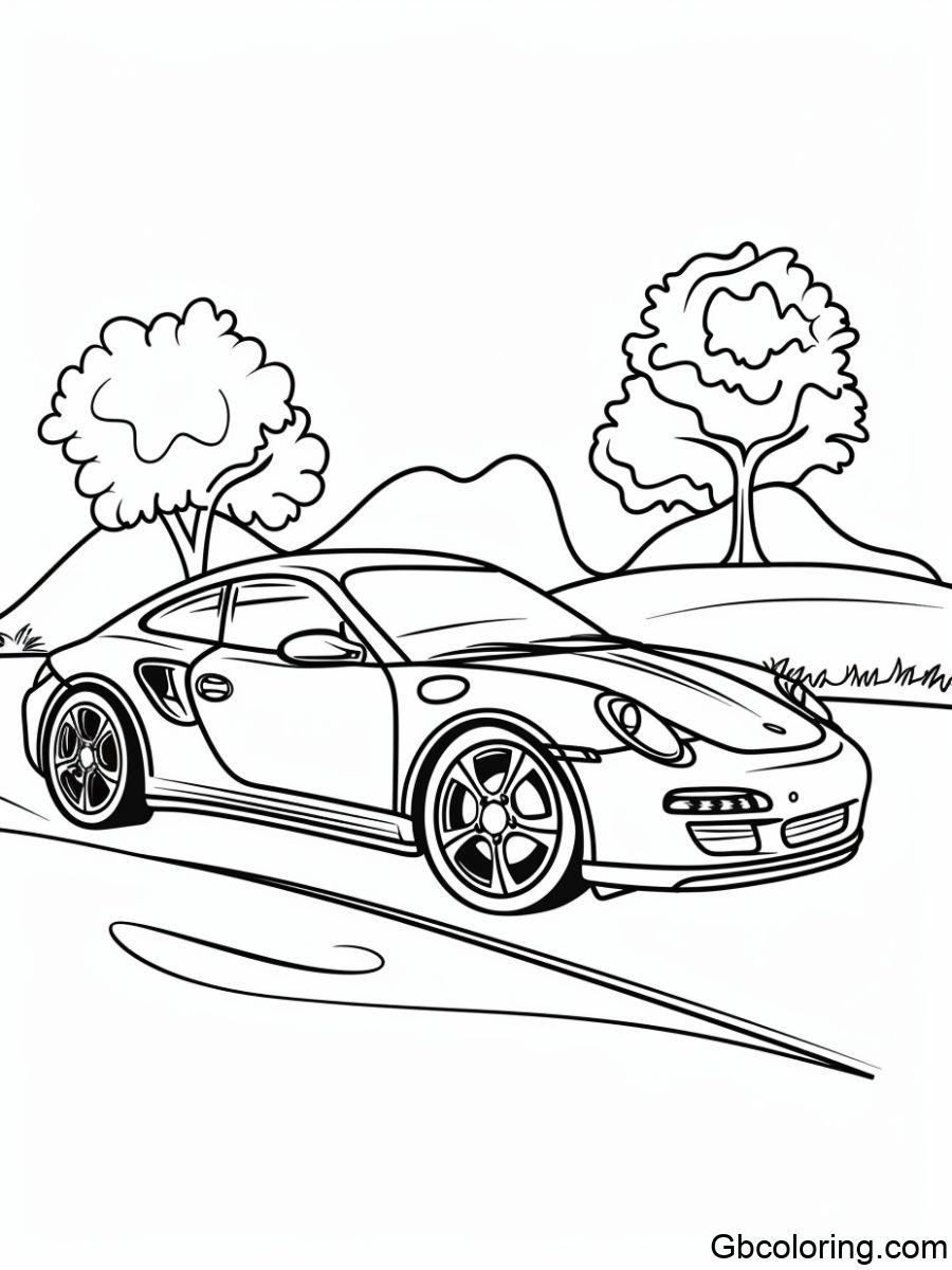 Free Printable Auto Coloring Pages For Kids GBcoloring