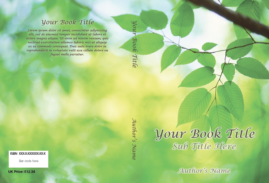 Free Printable Book Cover Templates