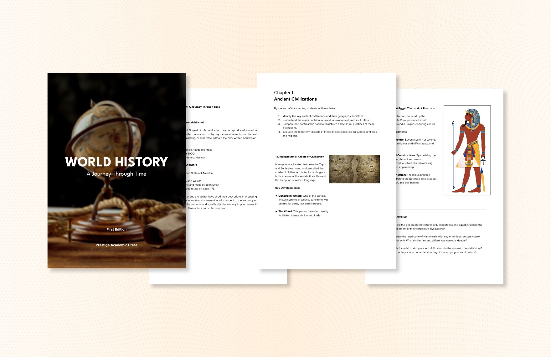 Free Printable Book Template Download In Word Google Docs PDF 
