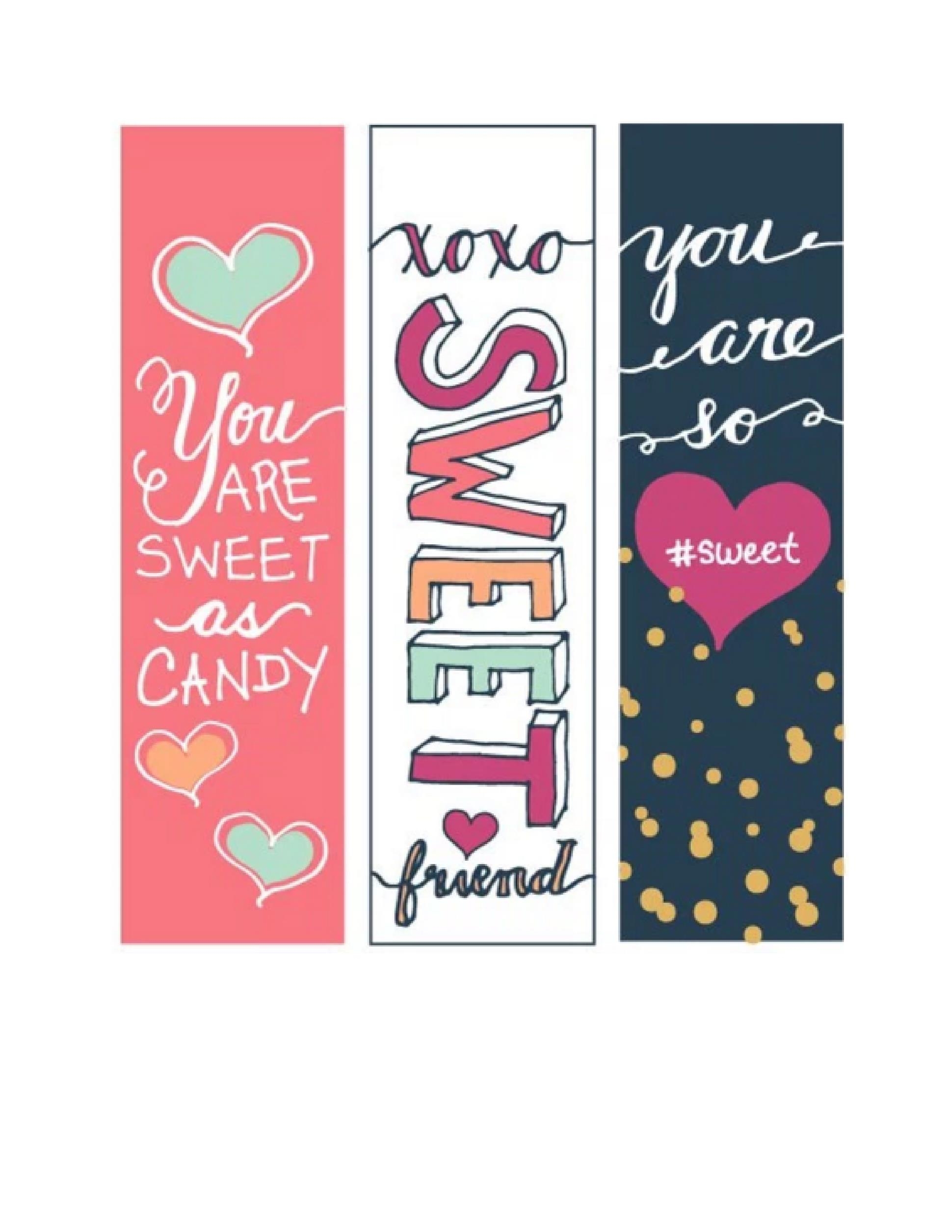 Free Printable Bookmarks Templates