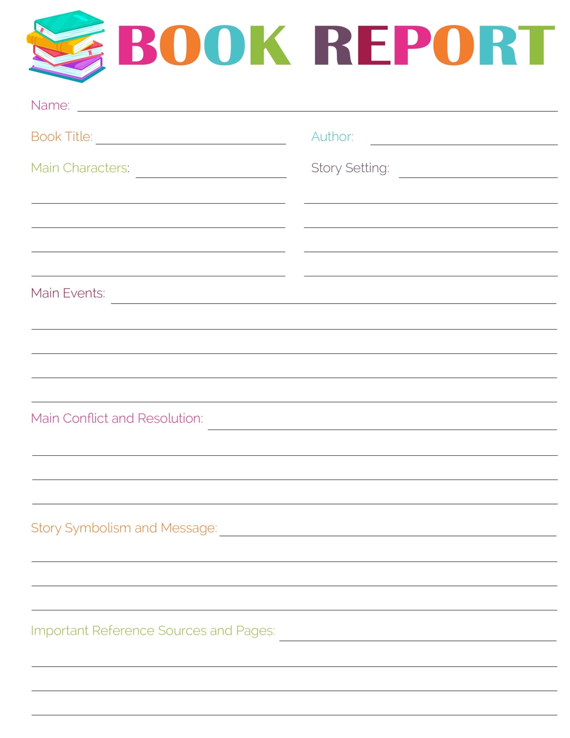 Free Printable Chapter Summary Template Printables Template Free