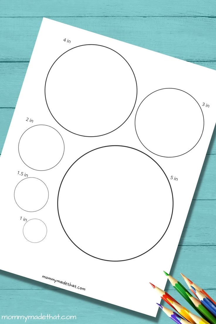 Free Printable Circle Templates In All Sorts Of Sizes Circle