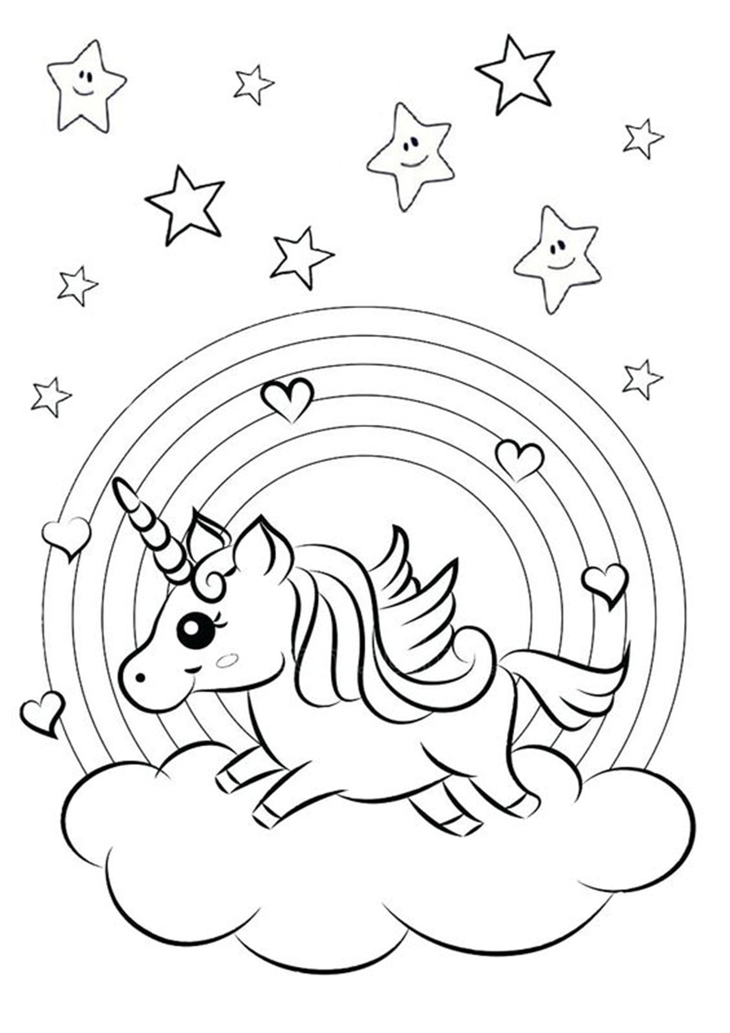 Free Printable Coloring Pages For Adults Unicorns Wolffi