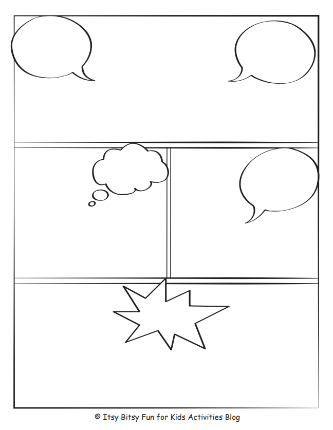 Free Printable Comic Strip Templates You Can Customize 49 OFF