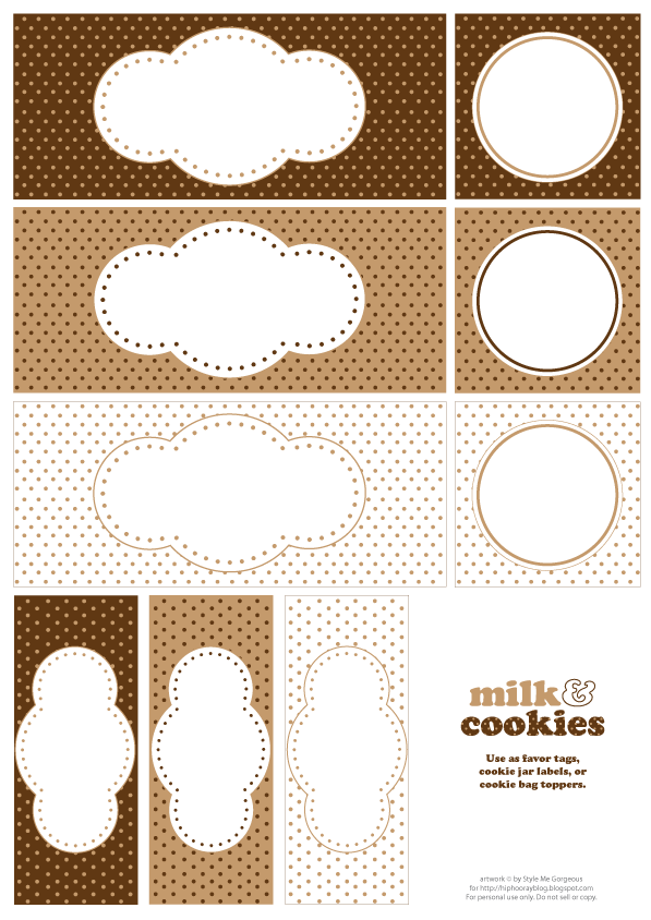 Free Printable Cookie Templates
