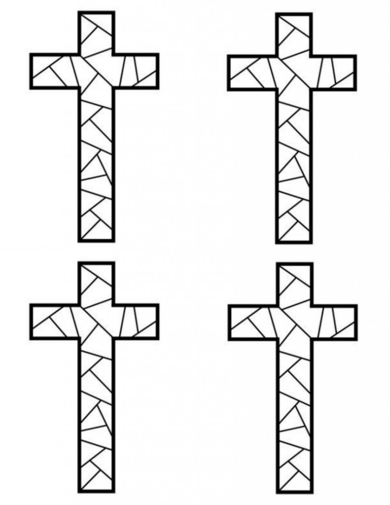Free Printable Cross Template Flyer Template
