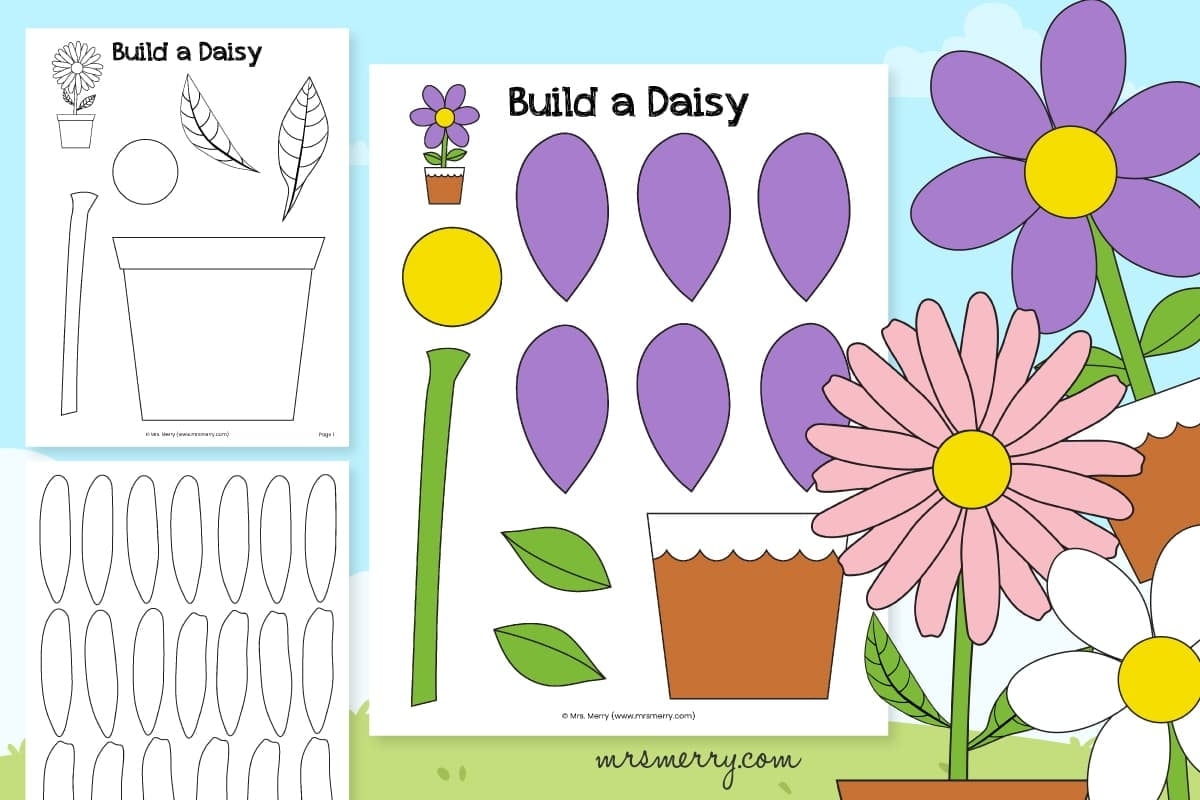 Free Printable Daisy Flower Template Free Printable