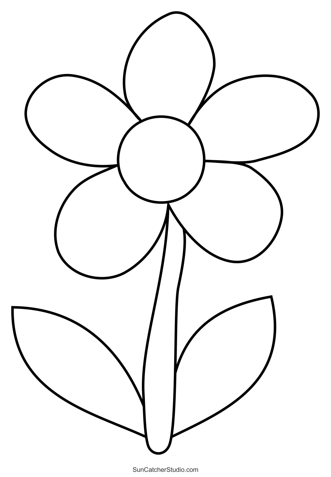 Free Printable Flower Template Free Download Free Printable Flower 