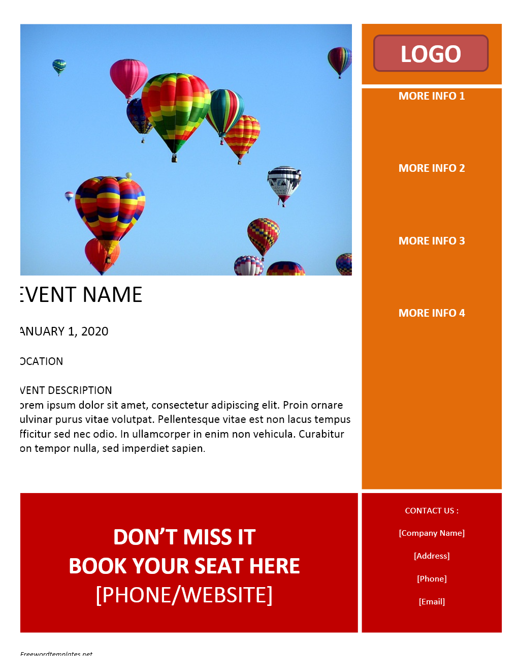 Free Printable Flyer Template Word Printable Free Templates
