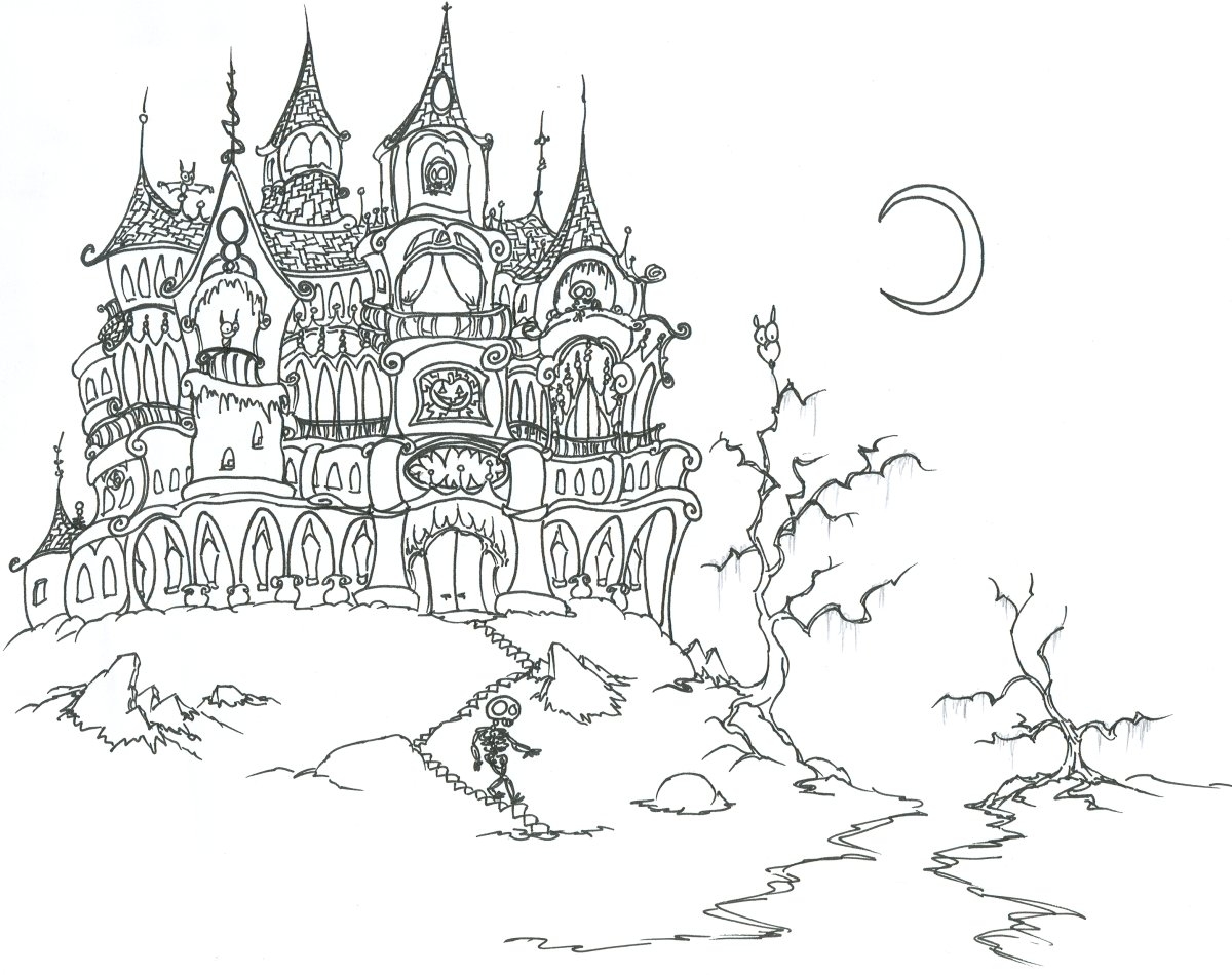 Free Printable Halloween Coloring Pages For Adults Best Coloring 