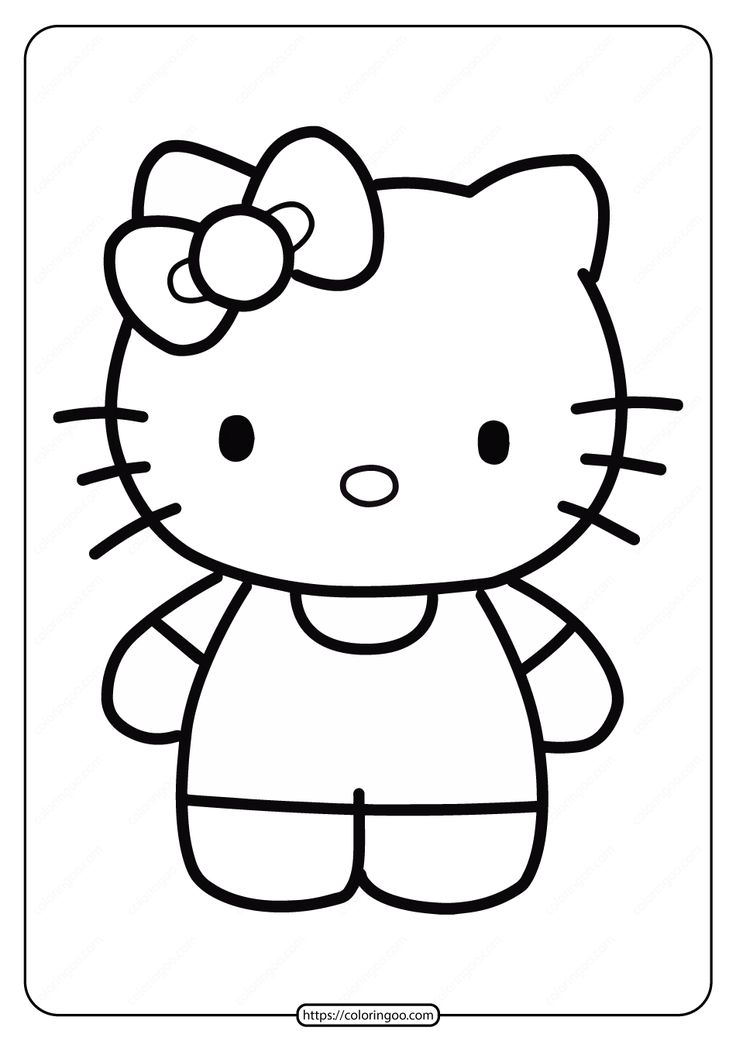 Free Printable Hello Kitty Coloring Pages Hello Kitty Colouring Pages