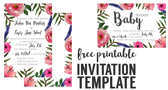 Free Printable Invitation Templates Infoupdate