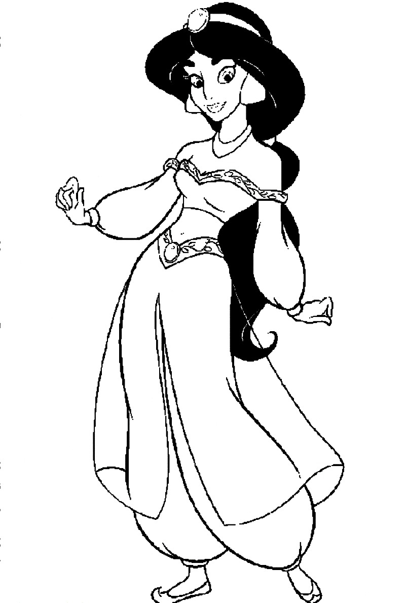 Free Printable Jasmine Coloring Pages For Kids Best Coloring Pages 
