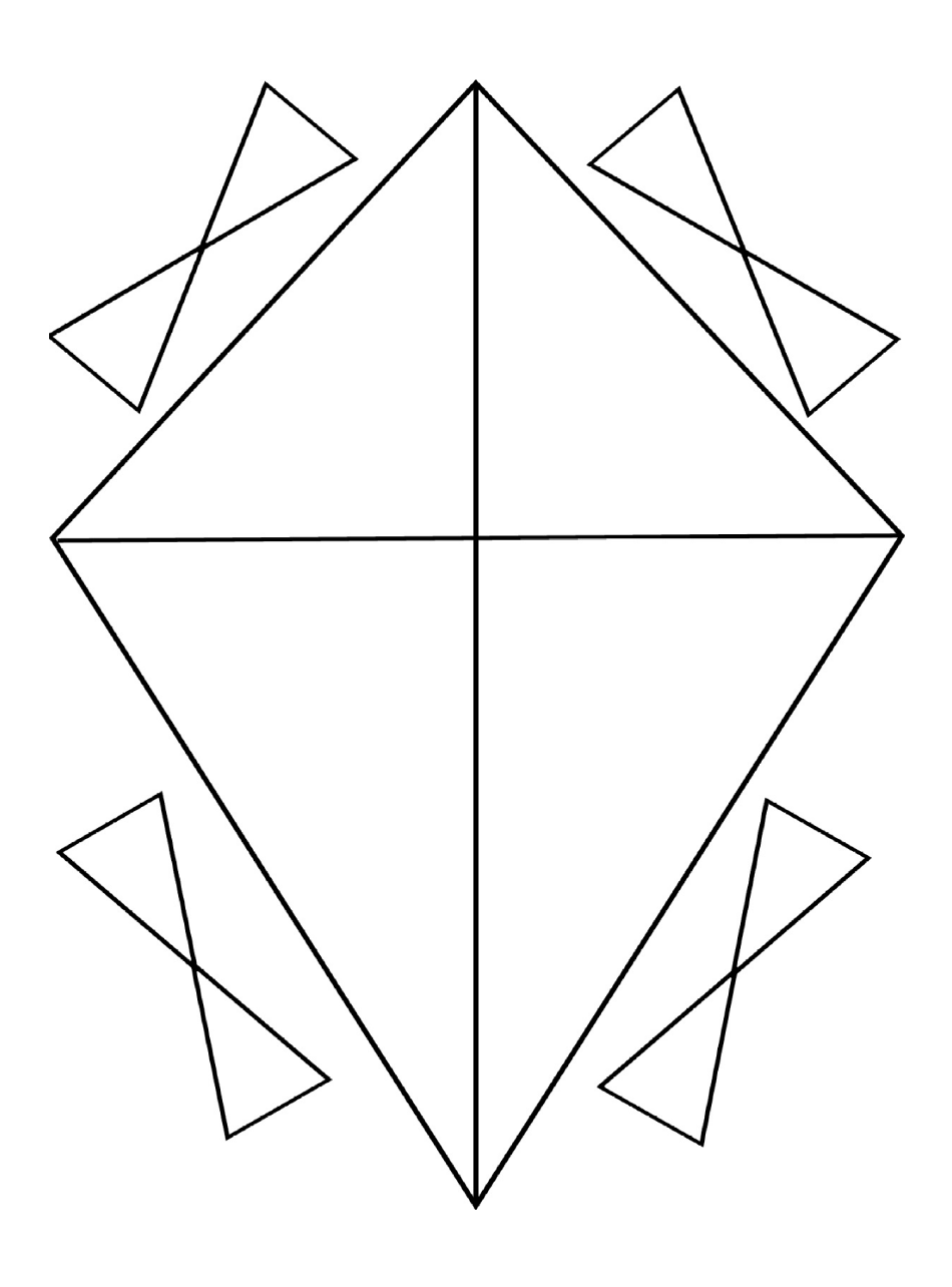 Free Printable Kite Template Printable Templates Online By Paul Printable