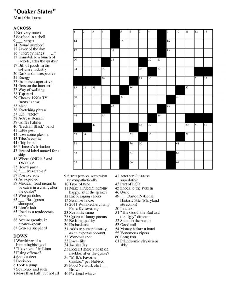 Free Printable Large Print Crossword Puzzles M3U8 Summer Crossword 